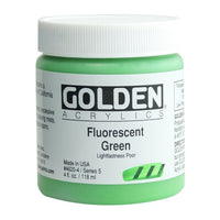 Vopsea acrilică fluorescentă cu corp greu GOLDEN – 4620 verde