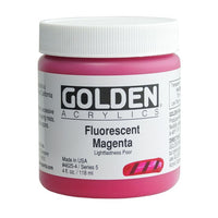 Vopsea acrilică fluorescentă cu corp greu GOLDEN – 4625 magenta