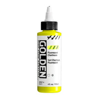 Vopsea acrilică fluorescentă GOLDEN High Flow 118 ml – 8567 Chartreuse