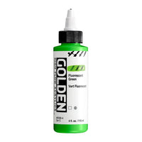 Vopsea acrilică fluorescentă GOLDEN High Flow 118 ml – 8568 Verde