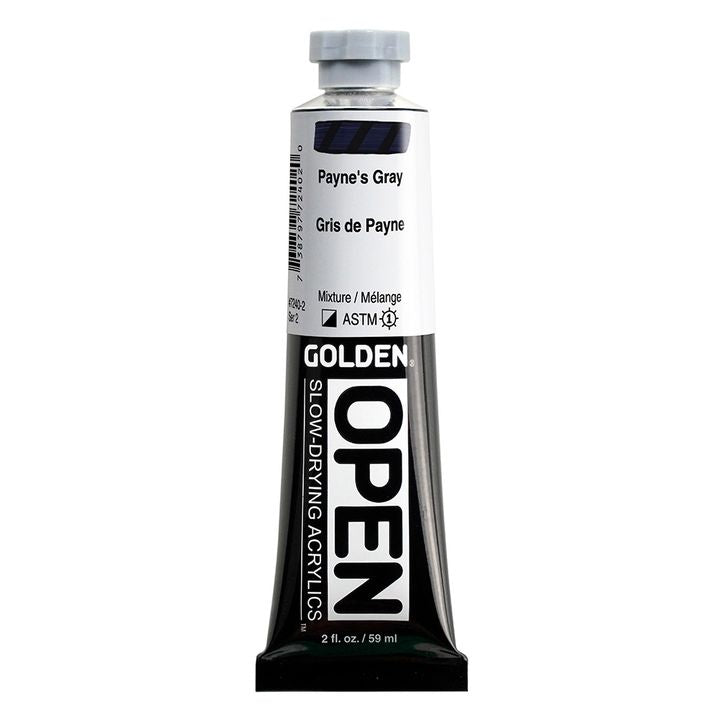 GOLDEN OPEN Vopsea acrilică cu uscare lentă 59 ml