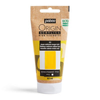 Pebeo ORIGIN Vopsea acrilică 60 ml – Nuanță Galben Cadmiu Mediu