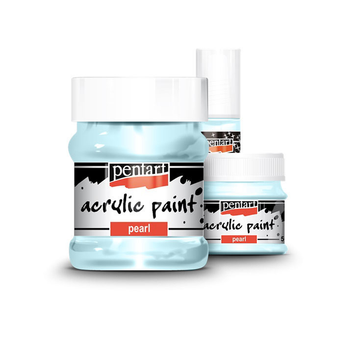 Culori acrilice perlate 20ml – blue