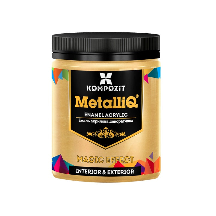 MetalliQ Vopsea acrilică metalică compozită metalică 500g