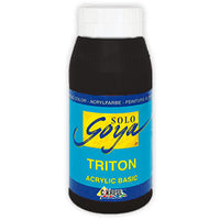 Culori acrilice Solo Goya TRITON 750 ml – Black