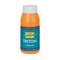 Culori acrilice Solo Goya TRITON 750 ml – Oranj Fluorescent