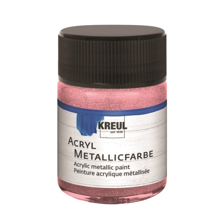Vopsea acrilică KREUL METALLIC 50 ml – pink