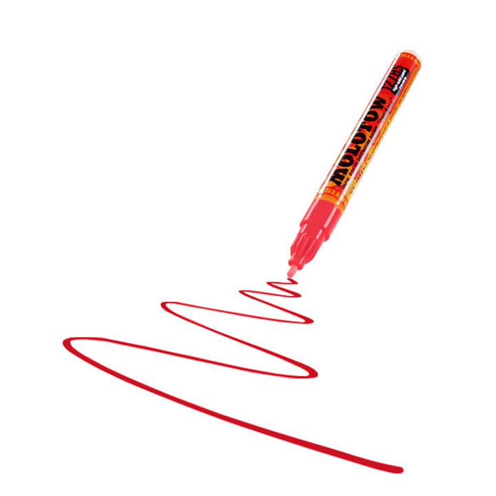 Marker acrilic MOLOTOW - ONE4ALL 2mm – Traffic Red