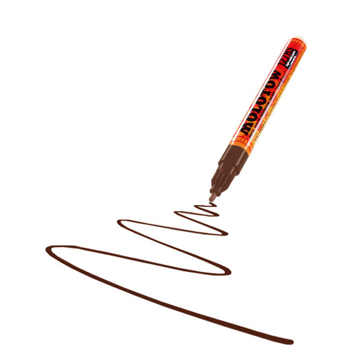 Marker acrilic MOLOTOW - ONE4ALL 2mm – Hazelnut Brown