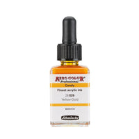 Cerneală acrilică Schmincke AERO COLOR Professional Candy 28 ml – 026 galben auriu