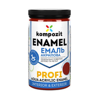 Email acrilic KOMPOZIT PROFI Gloss 0,3 l – Roșu