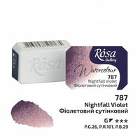 Vopsele de acuarelă Rosa Gallery pan 2.5 ml – 787 Purple Twilight