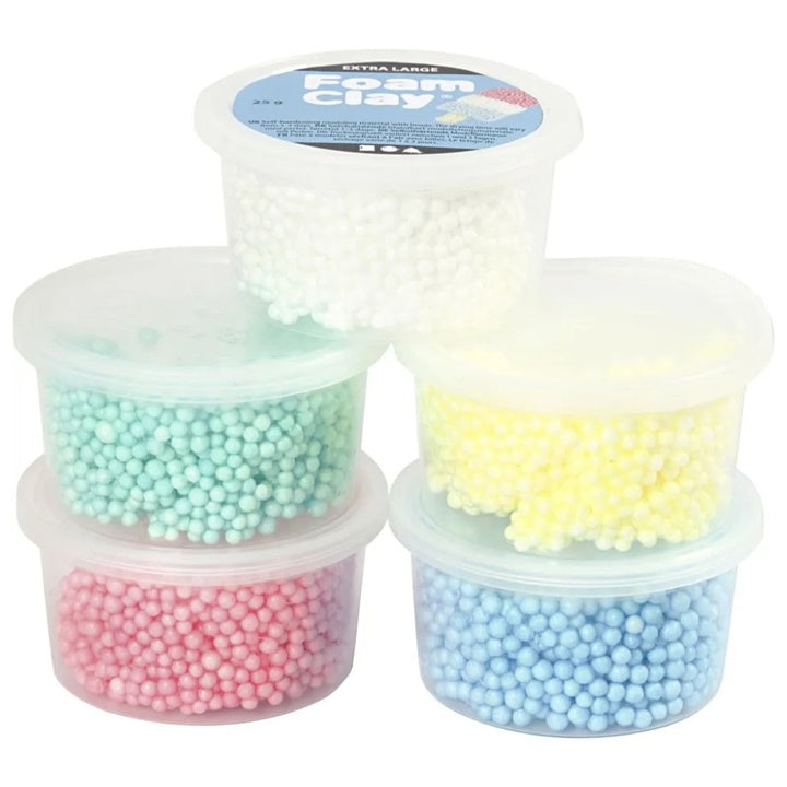 argila de modelare creativa foam clay xl 5x25 g ro cch780940