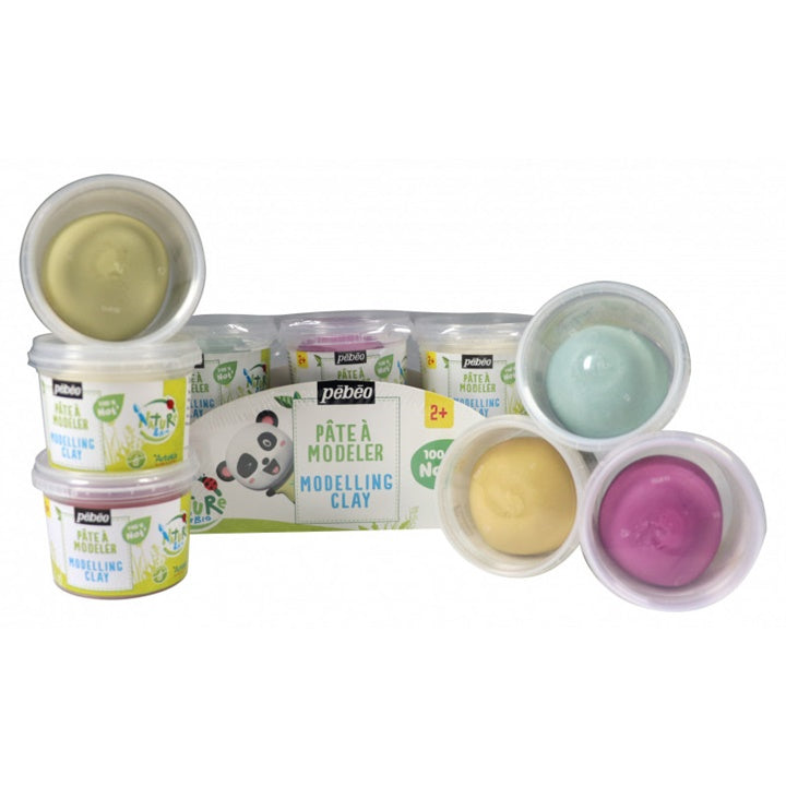 argila naturala pentru modelare pebeo 6 x 90 g ro pbo699183