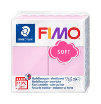 Argilă polimerică moale FIMO 57g - Roz pastel