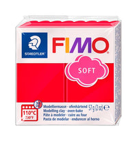 Argilă polimerică moale FIMO 57g - Roșu indian