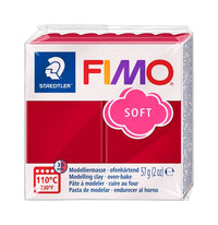 Argilă polimerică moale FIMO 57g - Roșu Cireș