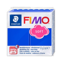 Argilă polimerică moale FIMO 57g - Albastru strălucitor