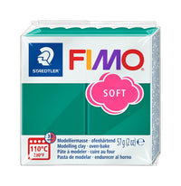 Argilă polimerică moale FIMO 57g - Smaragd