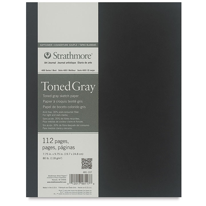 art journal strathmore hartie tonata gray coperta moale ro str481 1