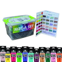Set culori acrilice Kompozit ACRYL PRO BOX 73 x 75 ml