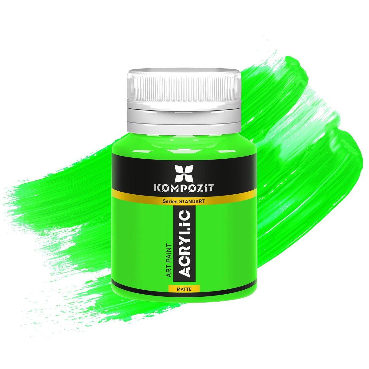 Culoare acrilică STANDART Kompozit Fluorescent 20 ml – 112 Verde Fluorescent