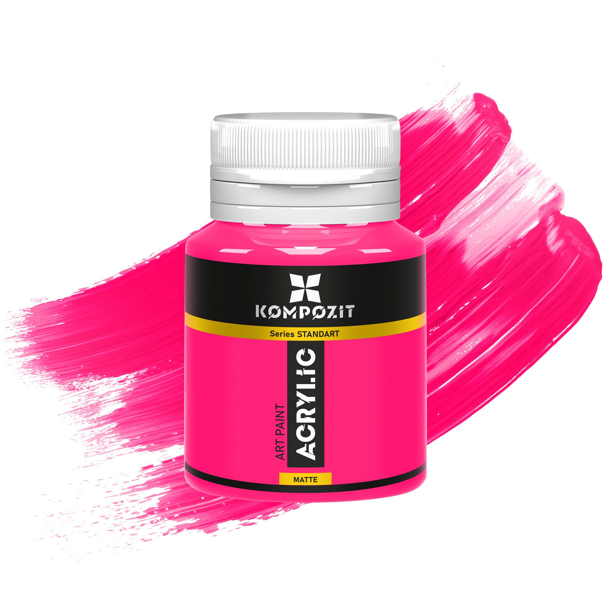 Culoare acrilică STANDART Kompozit Fluorescent 20 ml – 114 Roz Fluorescent
