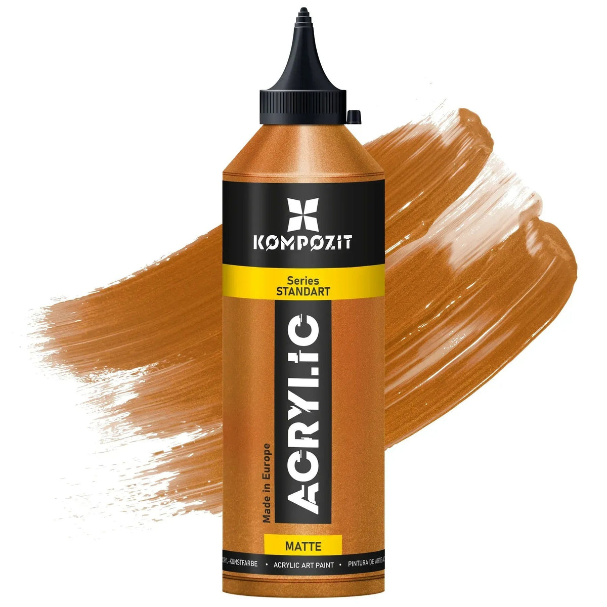 Vopsea acrilică metalică STANDART Kompozit 500 ml – 95 Bronze
