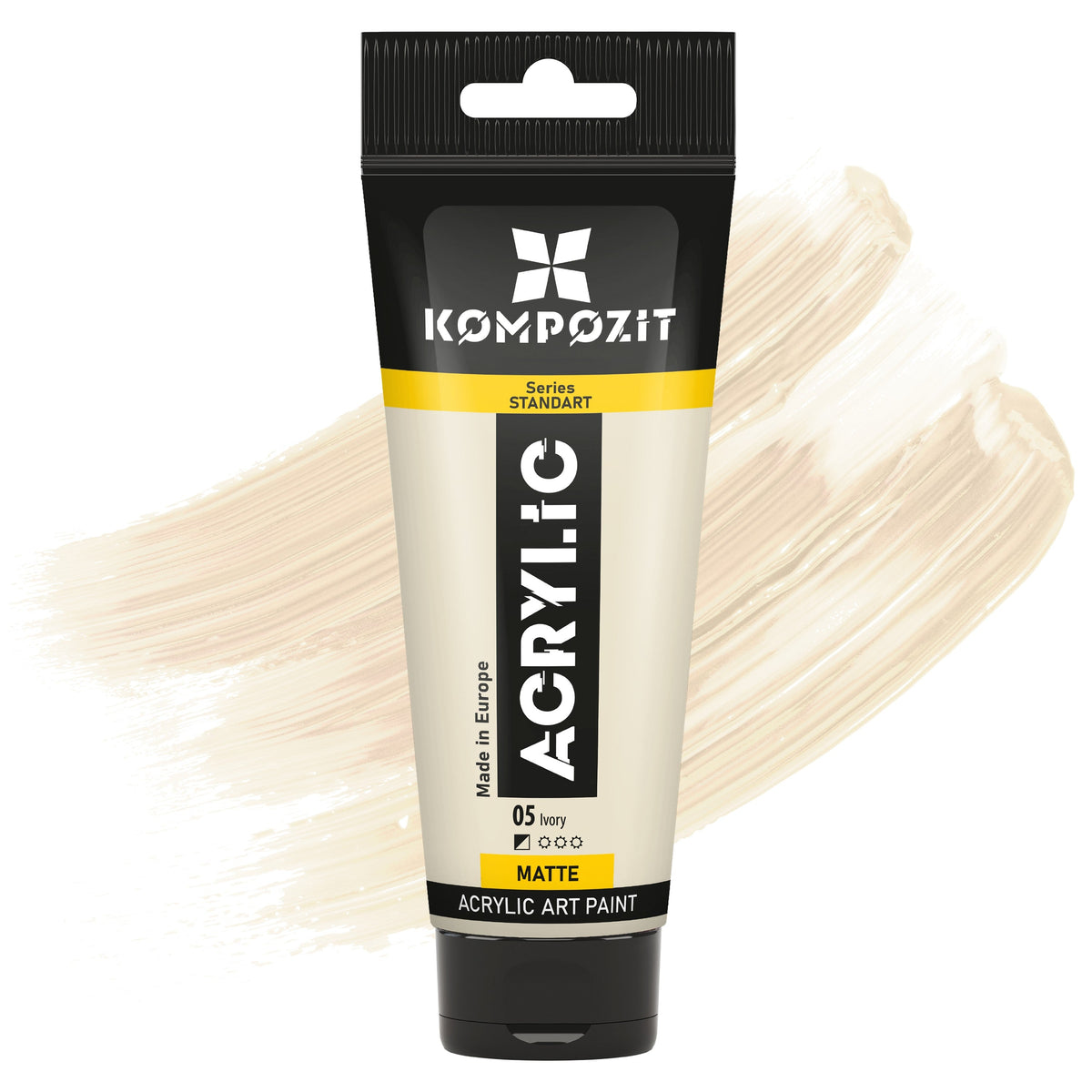 Vopsea acrilică STANDART Kompozit 75 ml – 05 Fildeș