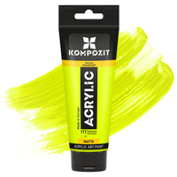 Vopsea acrilică Kompozit STANDART Fluorescent 75 ml – 111 Verde Lime Fluorescent