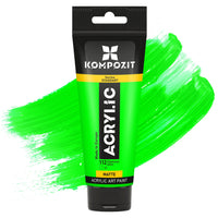 Vopsea acrilică Kompozit STANDART Fluorescent 75 ml – 112 Verde Fluorescent