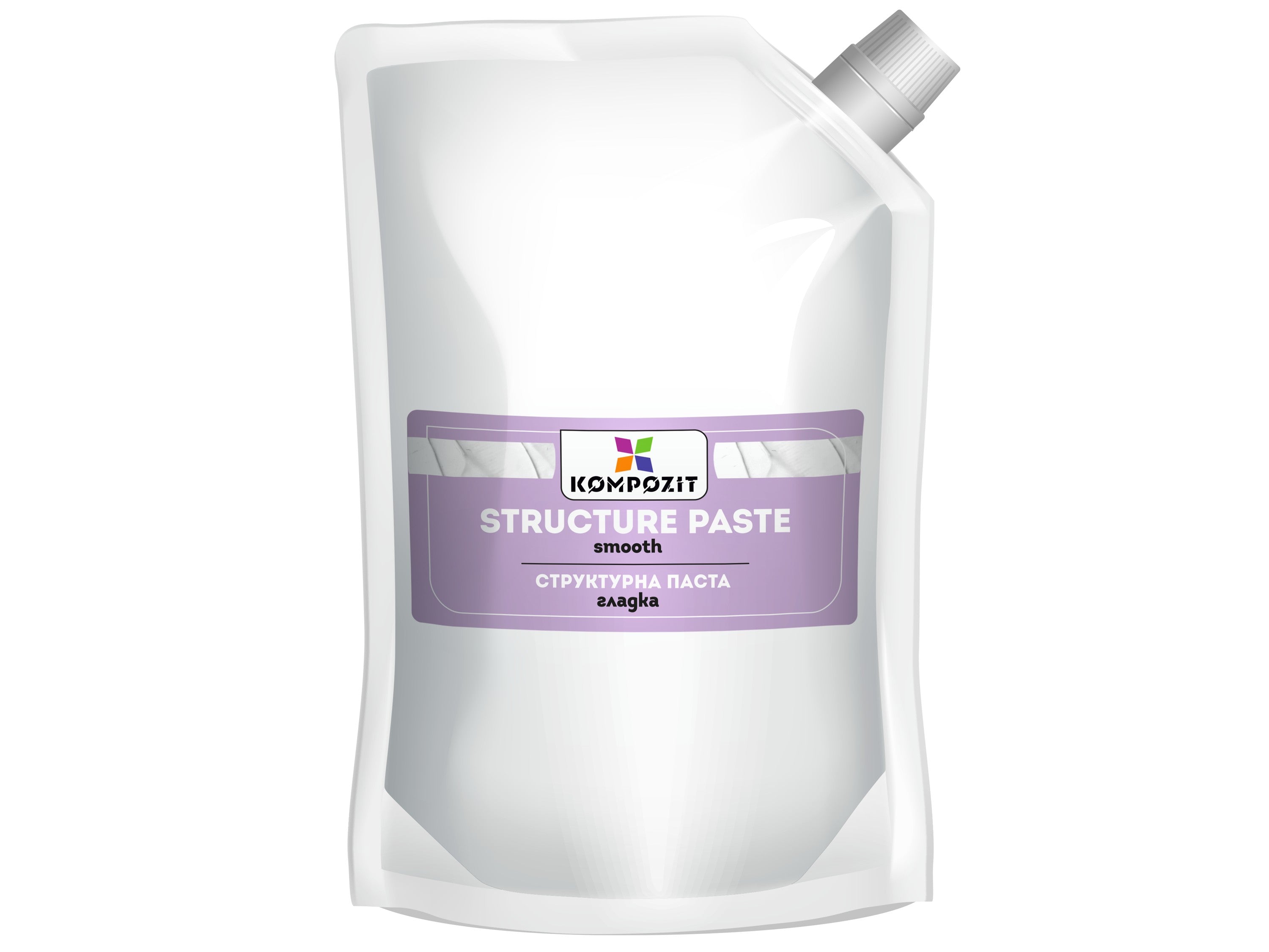 Pastă de structurare albă netedă de Kompozit – 500 ml