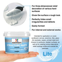 Set de paste de structură Kompozit 6 x 300 ml