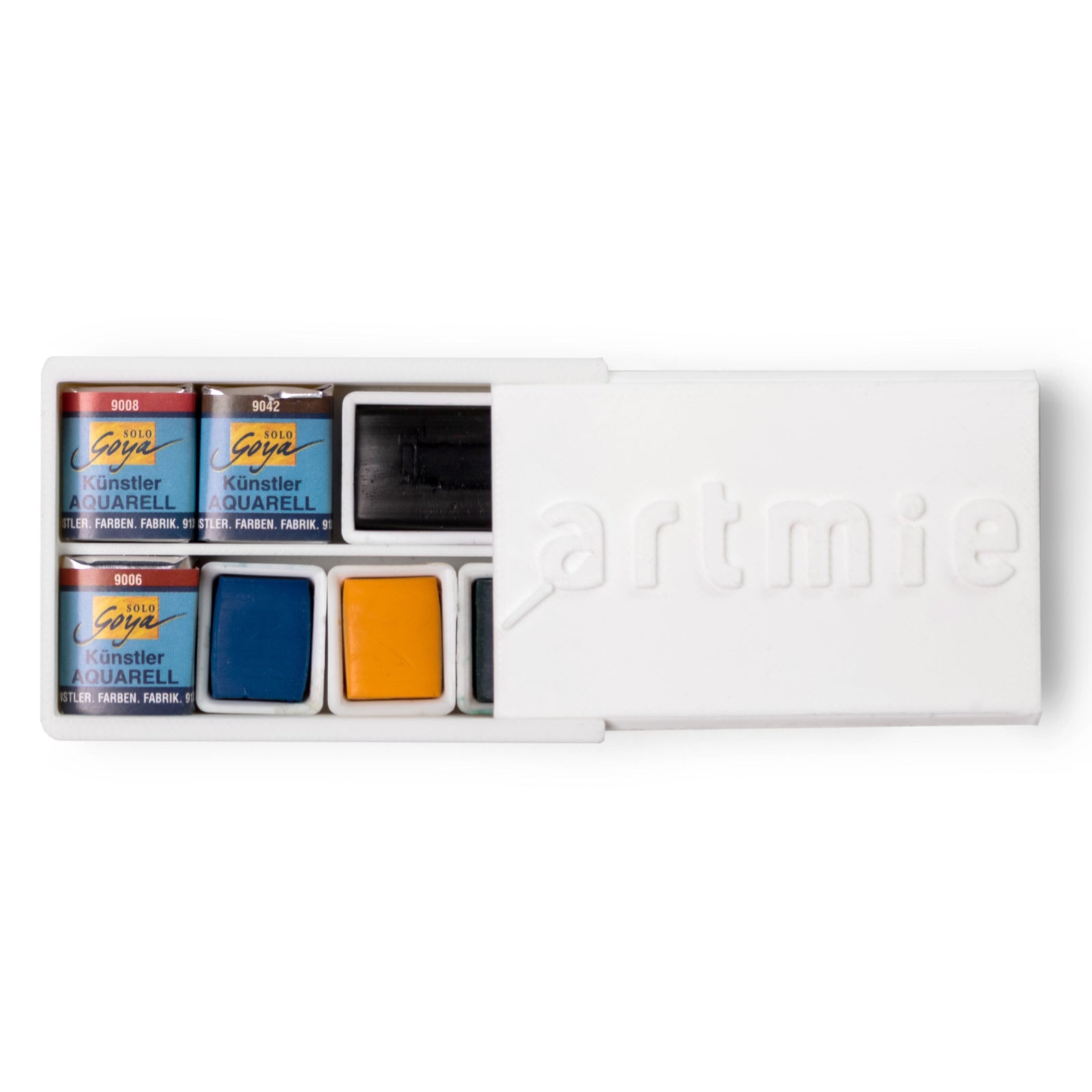 artmie solo goya set acuarela 7 piese tonuri de pamant ro artwsetb317