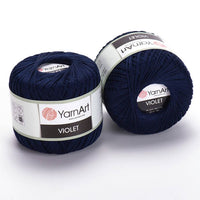 Fire din bumbac YarnArt Violet 50 g