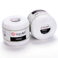 Fire din bumbac YarnArt Violet 50 g