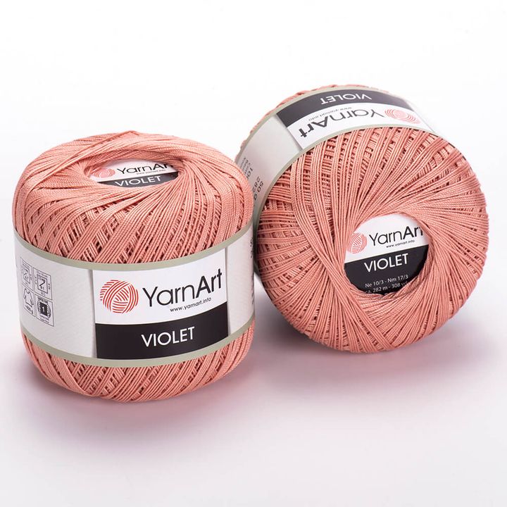 Fire din bumbac YarnArt Violet 50 g