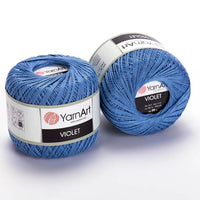 Fire din bumbac YarnArt Violet 50 g