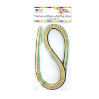 Benzi de hârtie pentru quilling 6 mm, 108 buc, nuanțe pastelate