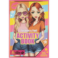 besties carte de activitați a4 moda și autocolante
