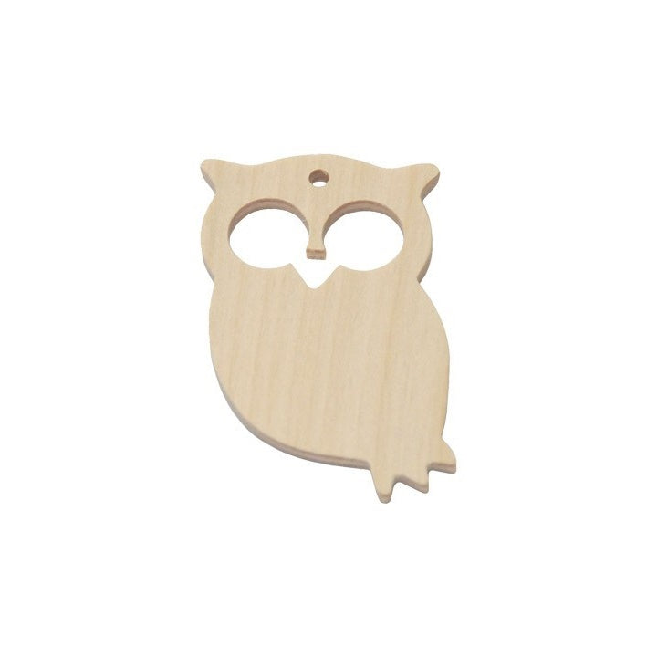 blank din lemn pentru confectionarea bijuteriilor bufnita 6 cm ro mxh4191