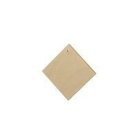 blank din lemn pentru confectionarea bijuteriilor patrat 2cm ro mxh864