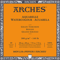 Bloc acuarelă ARCHES Rough alb natural 300 g/m² 10 – 31 cm - 20 file