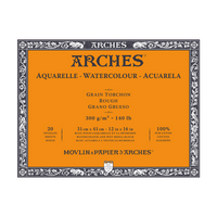 Bloc acuarelă ARCHES Rough alb natural 300 g/m² 10 – 31 cm - 20 file