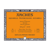 Bloc acuarelă ARCHES Rough alb natural 300 g/m² 10 – 31 cm - 20 file