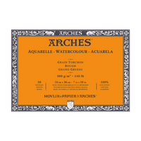 Bloc acuarelă ARCHES Rough alb natural 300 g/m² 10 – 31 cm - 20 file