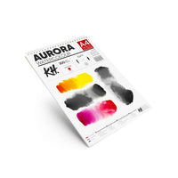 bloc acuarela aurora hot press cu spirala 12 coli ro mxh37700sp