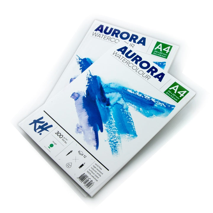 bloc acuarela aurora rough 12 coli ro mxh37500