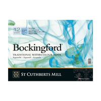 Bloc acuarelă CANSON St Cuthberts Bockingford 300 g/m² 12 file spirfală 18 – 41 cm