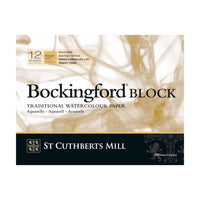Bloc acuarelă CANSON St Cuthberts Bockingford Rough 300 g/m² 31 – 41 cm - 12 file